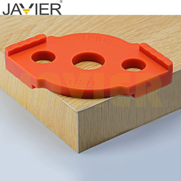 4-delt radius jig router mal for trebearbeidingsverktøy, høy hardhet ABS + CNC router jig mal vinkel T10 T15 T20 T25 T30 T35 T40