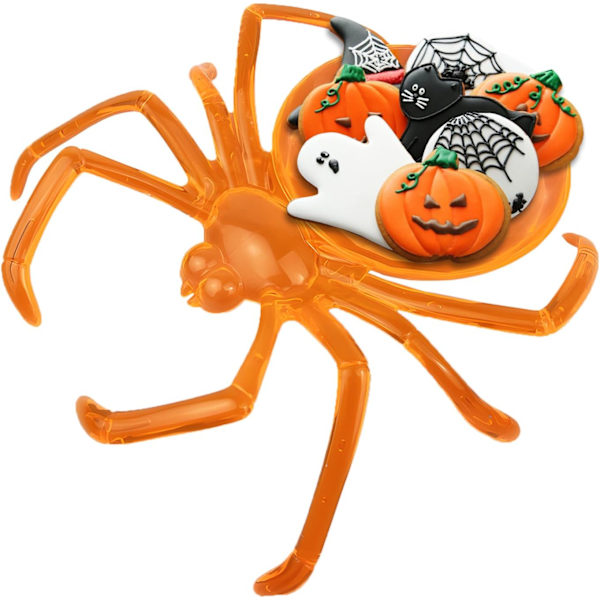 Halloween-hämähäkkikarkkilautanen - Ainutlaatuinen vintage-koriste Halloween-herkkuille