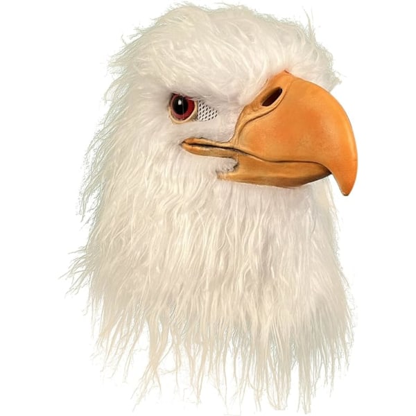 Eagle Mask, Funny Animal Eagle Head Mask, Novelty Latex Hawk Face Masks för vuxna festrekvisita