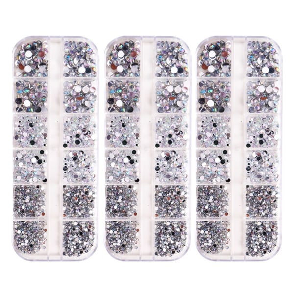 Neglekunst Rhinestones, for Crafts Nail Face Art Shoes Bags DIY Supplies