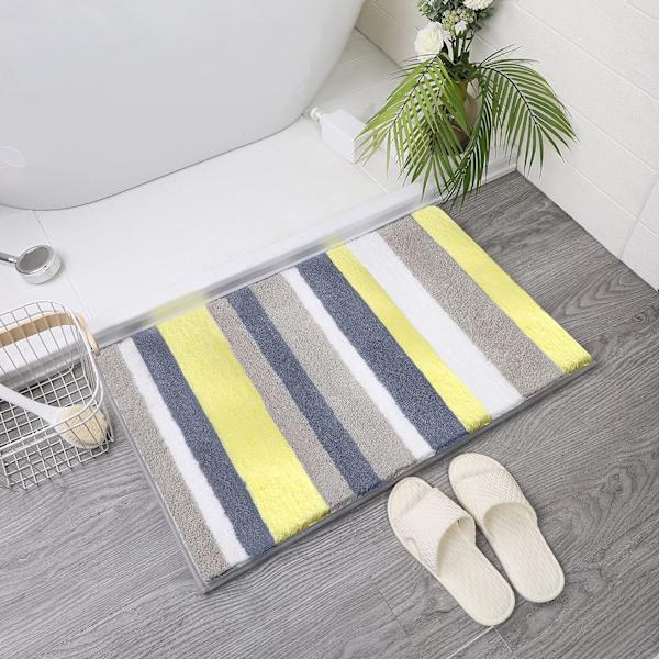 Kylpyhuoneen matto, erittäin pehmeä ja imukykyinen premium-kylpyhuoneen matto, liukumaton mukava kylpyhuoneen matto, konepesu (vihreä, 18\"x26\")