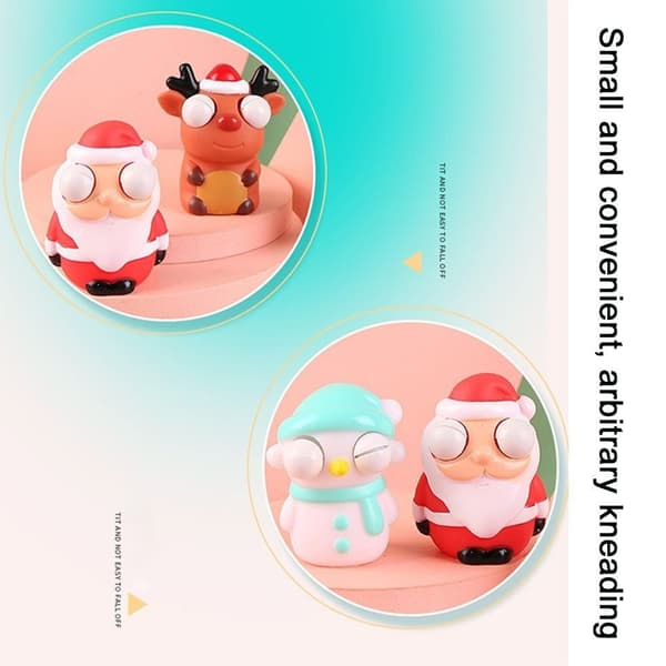 3 stk. juleleker Fidget Toy Stress Relief Leketøy