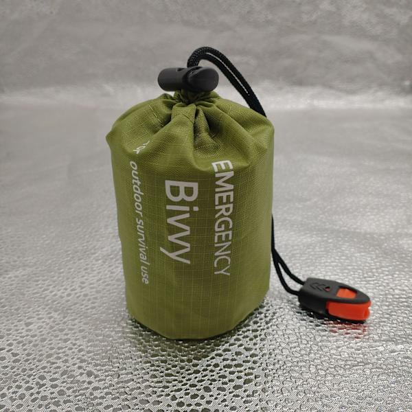 4-pack Utomhus Nödsituation Termisk Vattentät Sovsäck Camping Överlevnad Bivvy Sack Green