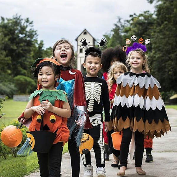 Halloween pannebånd gresskar spøkelse hårtilbehør edderkopp hårklemme hodeplagg cosplay dekorasjoner for kvinner barn