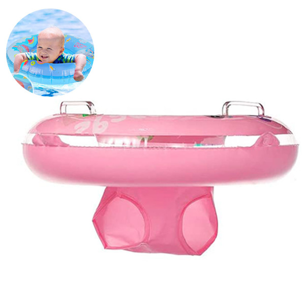 Baby simring, uppblåsbar simring med flytsäte för barn 3-5 år, uppblåsbar stil 1