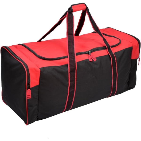 Kraftig multi-lomme stor sportsbag for treningsutstyr - 3-lommers duffelbag for reiser