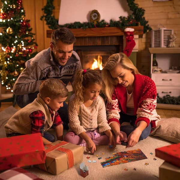 Adventskalender Puslespill 1008 Biter 24 Dager Nedtelling til Jul for Barn og Voksne 10