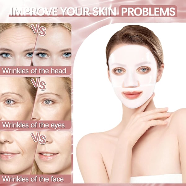 5-pak Biodance Collagen Maske, Bio Collagen Real Deep Maske, Bio Collagen Overnight Maske, Collagen Maske, Fugtgivende Maske, Lysner Op, Reducerer Fine Linjer A