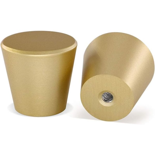 10-pack mässingsskåpsknoppar Guldknoppar för byrå - Guld lådknoppar för köksskåp