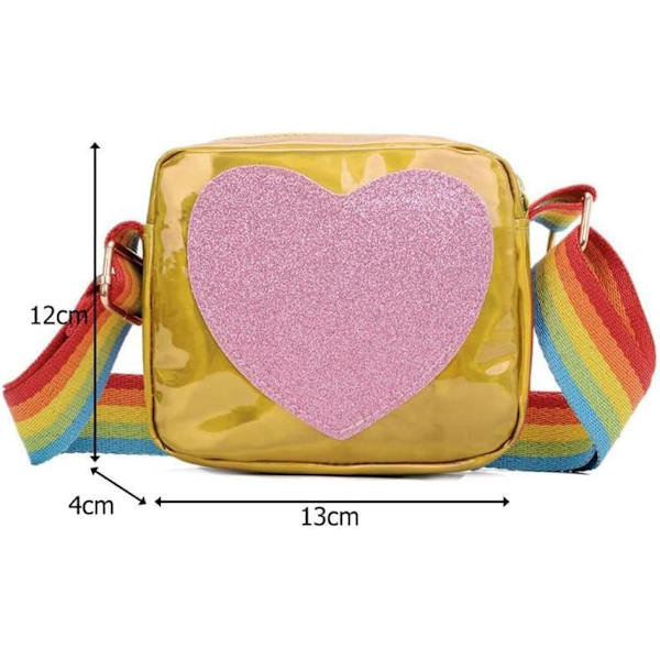 Lille pige lege crossbody tasker håndtaske pung til børn småbørn børn fødselsdag gave