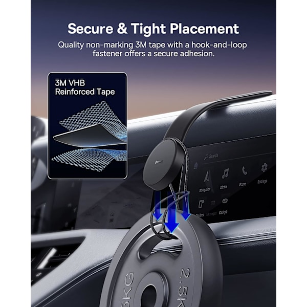 for Magsafe Bilholder, Magnetisk Telefonholder til Bil, Magsafe Bil Dash Mount Kompatibel med iPhone 14 13 12 Pro Plus Max Mini