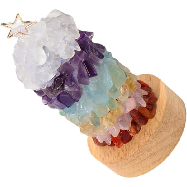 Krystal Natlampe Krystal Rock Lamper Natlampe USB Saltlampe Salt Krystallampe Bordlampe Farverig Natlampe Julepynt