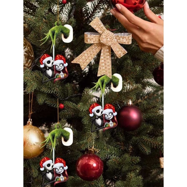 The Nightmare Before Christmas Decorations,Jack Christmas Tree Hanging Ornament The Nightmare Before Christmas Pendant,Dekor för nyårsfesten