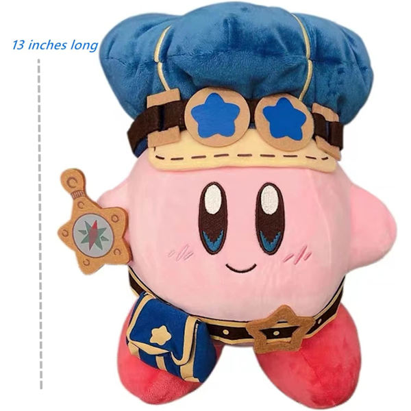Kirby Little Buddies Adventures All Stars Kirby plysj, 13 tommer Kirby plysj stor