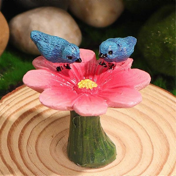 Miniature Eventyrhave Møbler Resin Håndværk Mini Stol Figur Mikrolandskab Ornament Eventyr Gar As Shown