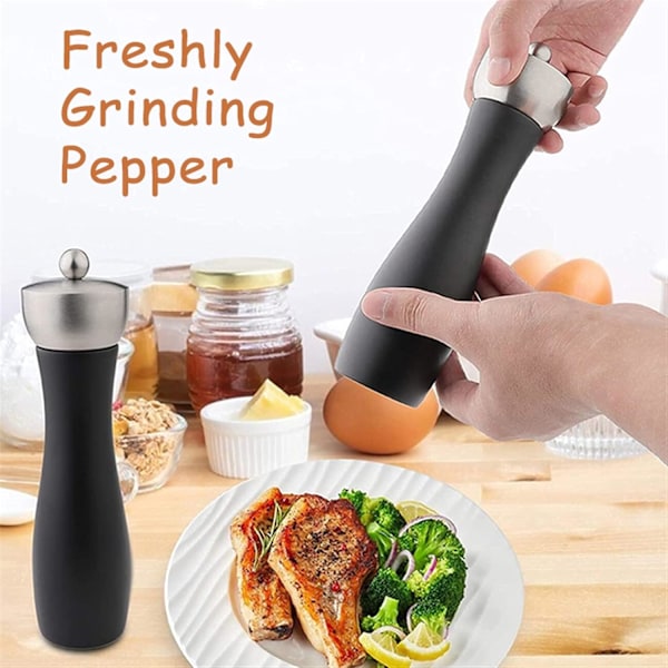 Peugeot Salt & Pepper Grinder, Justerbar Grovhed Pepper Grinder Dobbelt Salt og Pepper Grinder 15*5cm