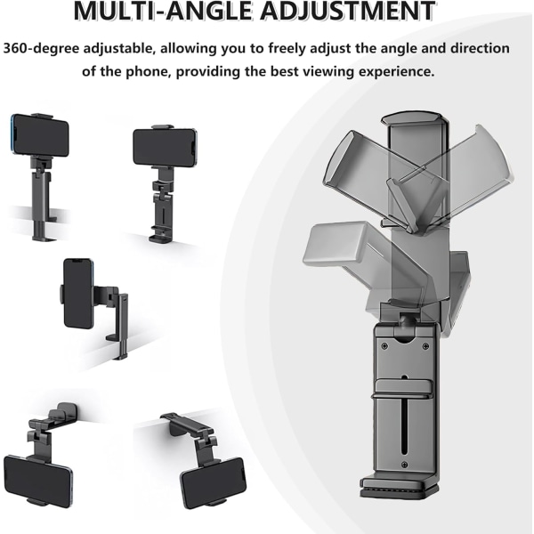 Universal för mobiltelefoner med 360 graders rotation, resetelefonhållare i fickstorlek, mobilhållare för resor måste ha telefonfäste