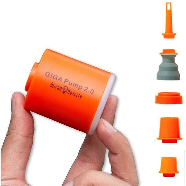 Pumpe 2 3-i-1 Bærbar Mini Elektrisk Pustemaskine USB Opladning Udendørs Luftpumpe Luftmadras Båd Støvsuger Camping Lanterne