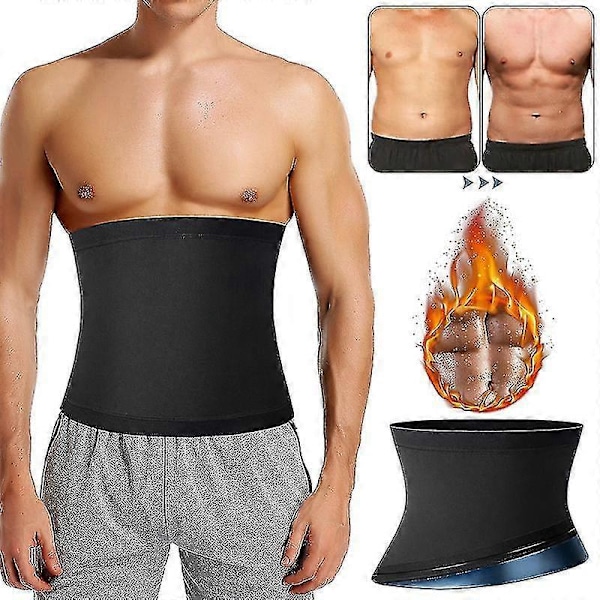 Magtränare Sauna Kroppsformare Fitnessbälte Midjetränare för Män XXL-3XL