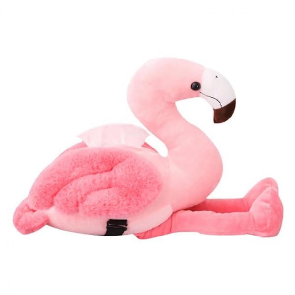 1 st Rosa Flamingo Pappershandduksbox Omslag Idé Vagn Armstöd Organiseringsbox Söt Plysch Dekoration Servetter Heminredning |