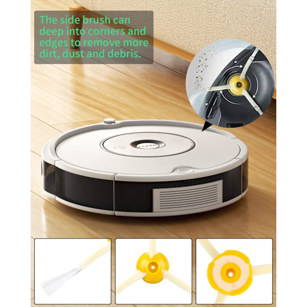 iRobot Roomba 800 ja 900 -sarjan varaosakokonaisuus, harjat ja muut osat, 2 rullaharjasarjaa, 6 suodatinta, 7 sivuharjaa