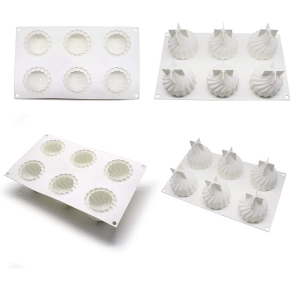 Mousse kageform silikone bageforme til kager - 3D bageform DIY dessertform