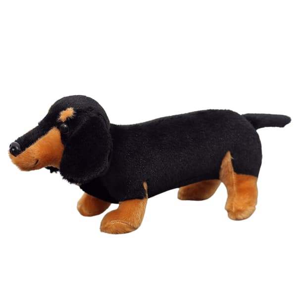 Mäyräkoira pehmolelu, musta, 25 cm 1000