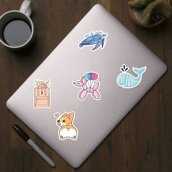 Cool Brand Stickers 101 Pakke Mærkater til Bærbar Computer Skateboard Vandflasker Bil Teenagere Mærkat