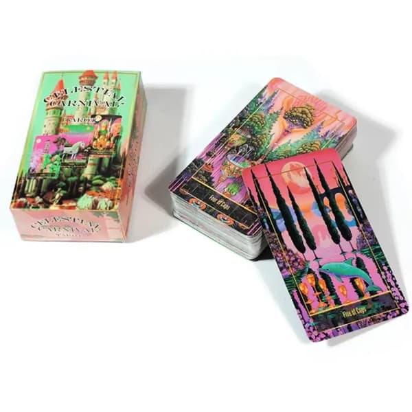 Celestial Carnival Tarotkort Et 78-korts Oracle Engelsk Visions Divination Edition Brettspill