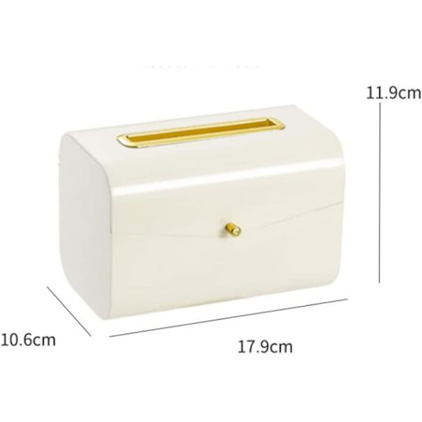 Paperi-laatikko, Paperipyyhkeiden laatikko, Automaattinen integroitu nostopaperilaatikko, Kotitalouden pöytäpaperipyyhkeiden laatikko (Väri: D, Koko: 17,9 * 11,9 * 10,6 cm)