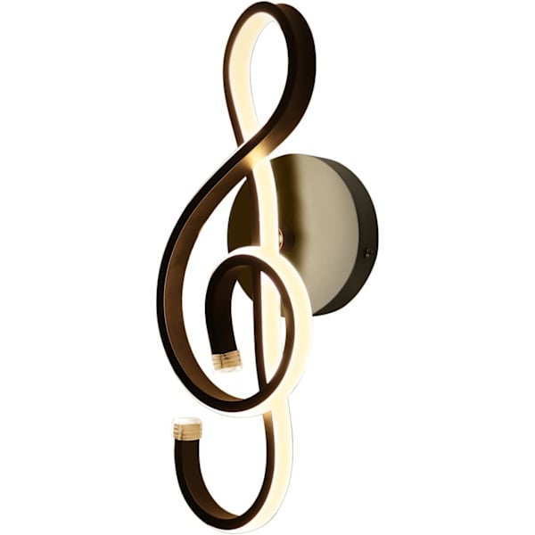 22W Moderne LED Væglampe Armaturer Indendørs LED Væglampe Lys Kreativ Væglampe LED Musiksymbol Kunst Dekoration til Soveværelse Stue