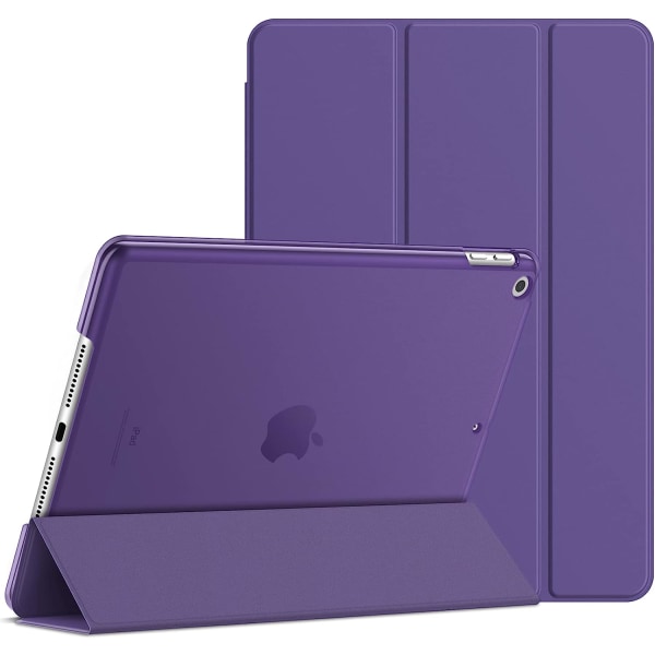 Cover til iPad 10,2-tommer (2021/2020/2019-model, 9/8/7-generation), Auto Wake/Sleep Cover (lilla)