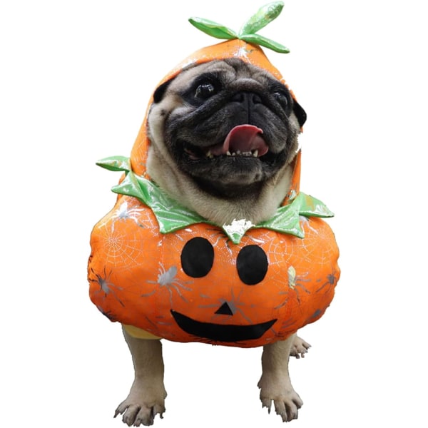 Dog Costume Pet Costume Pet Suit Cowboy Rider Style,Pumpkin Costume for Halloween Party Decoration, Puppy Cosplay Costume (Medium)