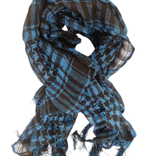 Palestinaskjerf - Turkis og svart - skjerf Blå Blue