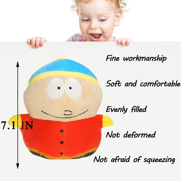 Plyschleksaker, Ice Pikinin plyschleksaker, roliga växtliknande varelser, presenter till spelfans presenter till barn och vuxna (Cartman)