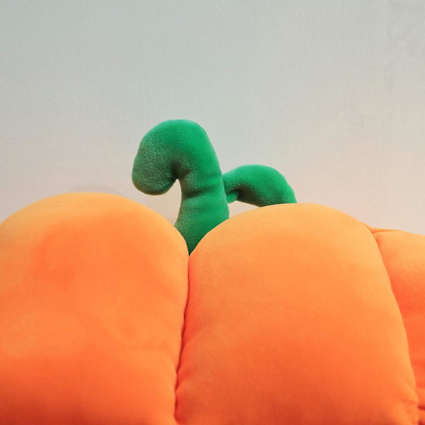 Fylt gresskar myk gresskar plysj holdbar Halloween gresskar dekorative sofa kastepute myk gresskar plysj pute 16\" (med 4 dukker)