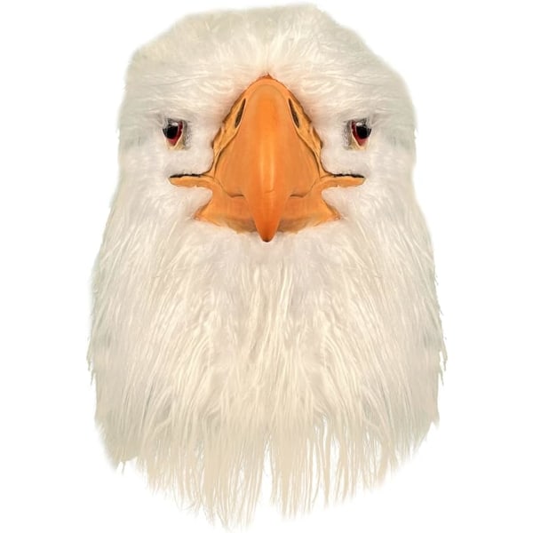 Eagle Mask, Funny Animal Eagle Head Mask, Novelty Latex Hawk Face Masks för vuxna festrekvisita