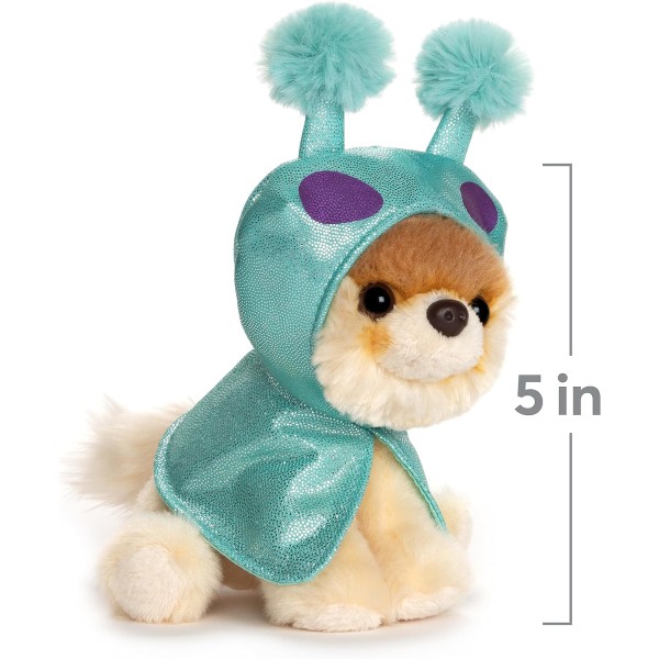 Maailman söpöin koira Itty Bitty Boo Alien Plus-lelu Pomeranian, 5\"