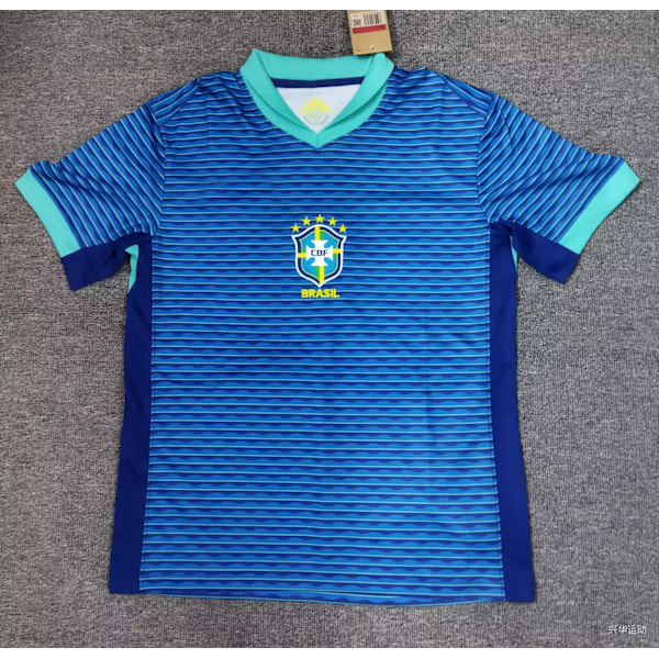 2024 EM-kisat Ranska pelipaita Italia maajoukkue Englanti Espanja Brasilia jalkapallopuku Brazil Away M