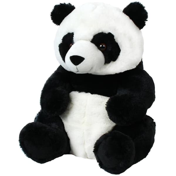 Panda pehmolelu, pehmeä lelu, panda istuma-asennossa, pehmo panda halinalle 33 cm 3v4