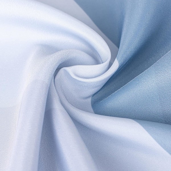 Designers populära duschdraperi, Ombre blå tyg moderna duschdraperier för badrumsinredning