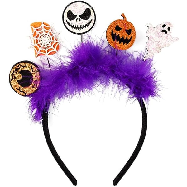 Halloween-pääpanta Pumpkin Ghost Hiustarvikkeet Spider-hiuspidikkeet päähine Cosplay-koristeet naisille lapsille