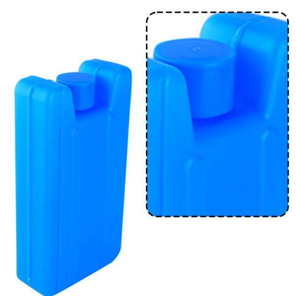 Iskolbe (2 pakke), fryser isblok, stor og kraftfuld ispose, til isoleret køler, strandtaske, rygsækkøler og mere
