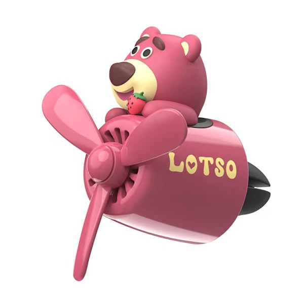 Aromaterapi Doftspridare för Bil - Levereras med 2 Aromaterapitabletter. Underbar Biltillbehör, Luftkonditionering, Luftfräschare för Bil Strawberry Bear