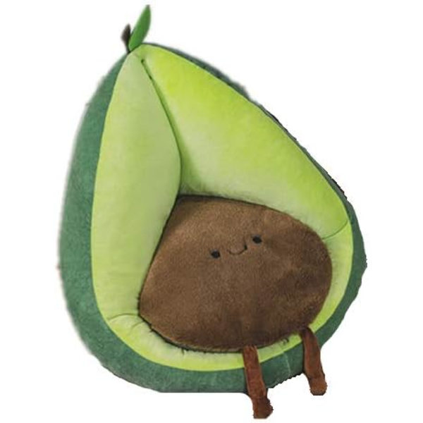 22x22 Vaskbar gulvmatte med pudekerne stolmatte gulvpute med ryglæn børns læseområde balkon udendørs kontorstol kæledyrsseng (sød avocado)