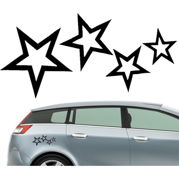 Reflekterende bilklistremerker - Pentagram Scratch Cover Reflekterende klistremerker | Sikkerhetsadvarselstape for kroppsdekorasjon