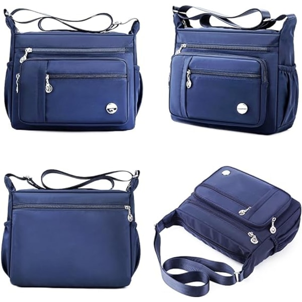 Handväska för kvinnor Rymlig väska med flera fickor Crossbody-väska för kvinnor Modeväska Top Handtag Väska