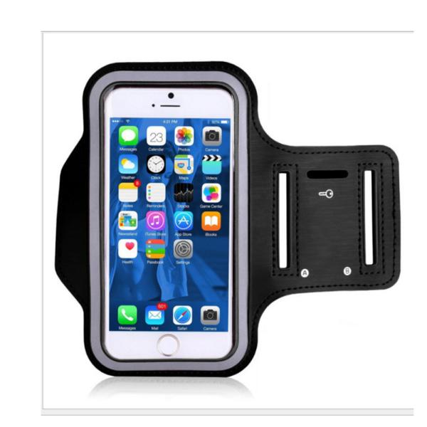 Menn og kvinner Utendørs Løping Fitness Berøringsskjerm Mobiltelefon Armveske Sport Apple 6s Arm Erme Armbånd Vanntett