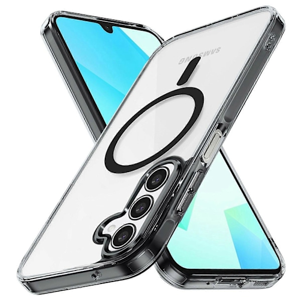 Skal för Samsung Galaxy A16 4G 5G Kompatibelt med MagSafe TPU PC Transparent Telefonskal - Grön Multicolor Black