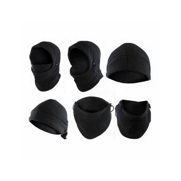 Balaclava Hiihtomaski Musta Fleece Svart black